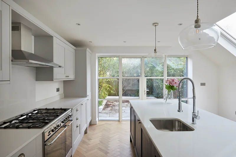 Kitchen extension and first floor refurbishment in Fulham