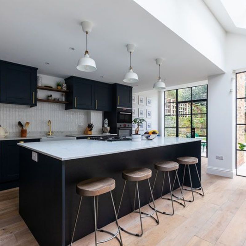 Rear and side return extension in Hackney