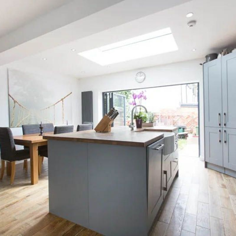 Kitchen and Diner in a Rear Extension in Upper Norwood