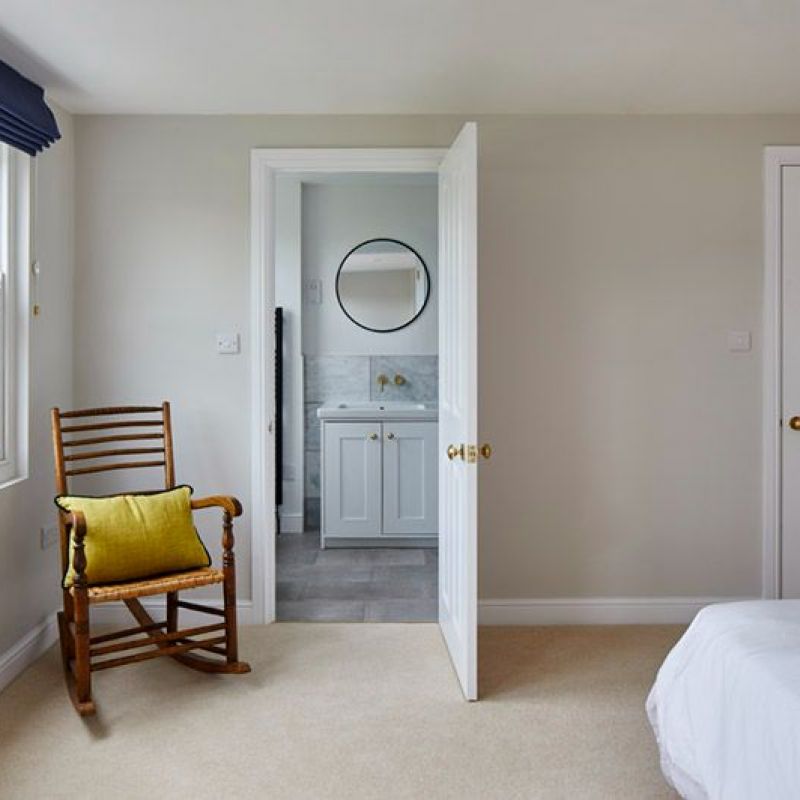 Dormer loft bedroom with massive built-in storage in Nunhead