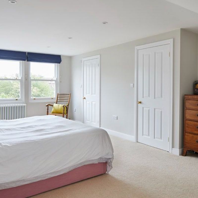 Dormer loft bedroom with massive built-in storage in Nunhead